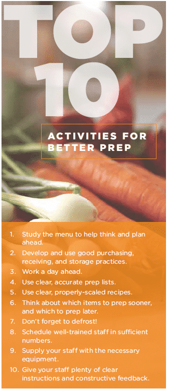 Top 10 Activities for Better Meal Preparation